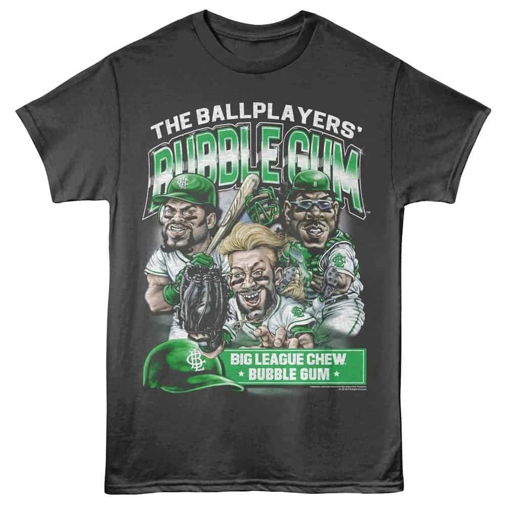 Big League Chew Ballplayers Gum Green Team Men s T Shirt 4XL