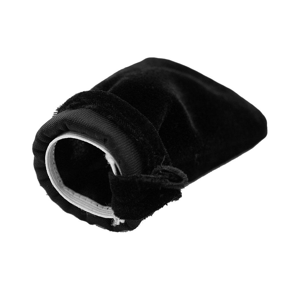 3Pcs Pleuche Piano Pedal Protective Cover Case Musical Instruments Accessories(Black)