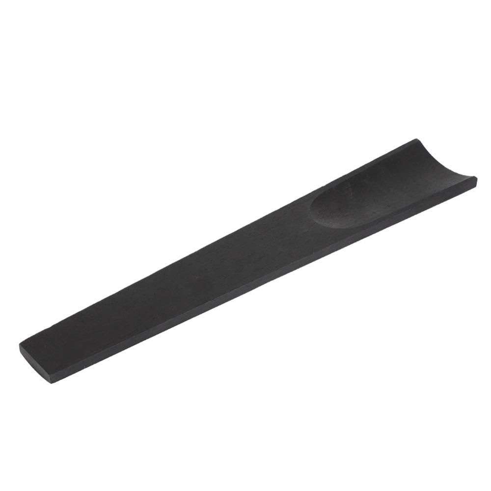 Professional Ebony Wood Violin Fingerboard 1/2 1/8 Black Violin Accessories Violin Replacement Part Violin