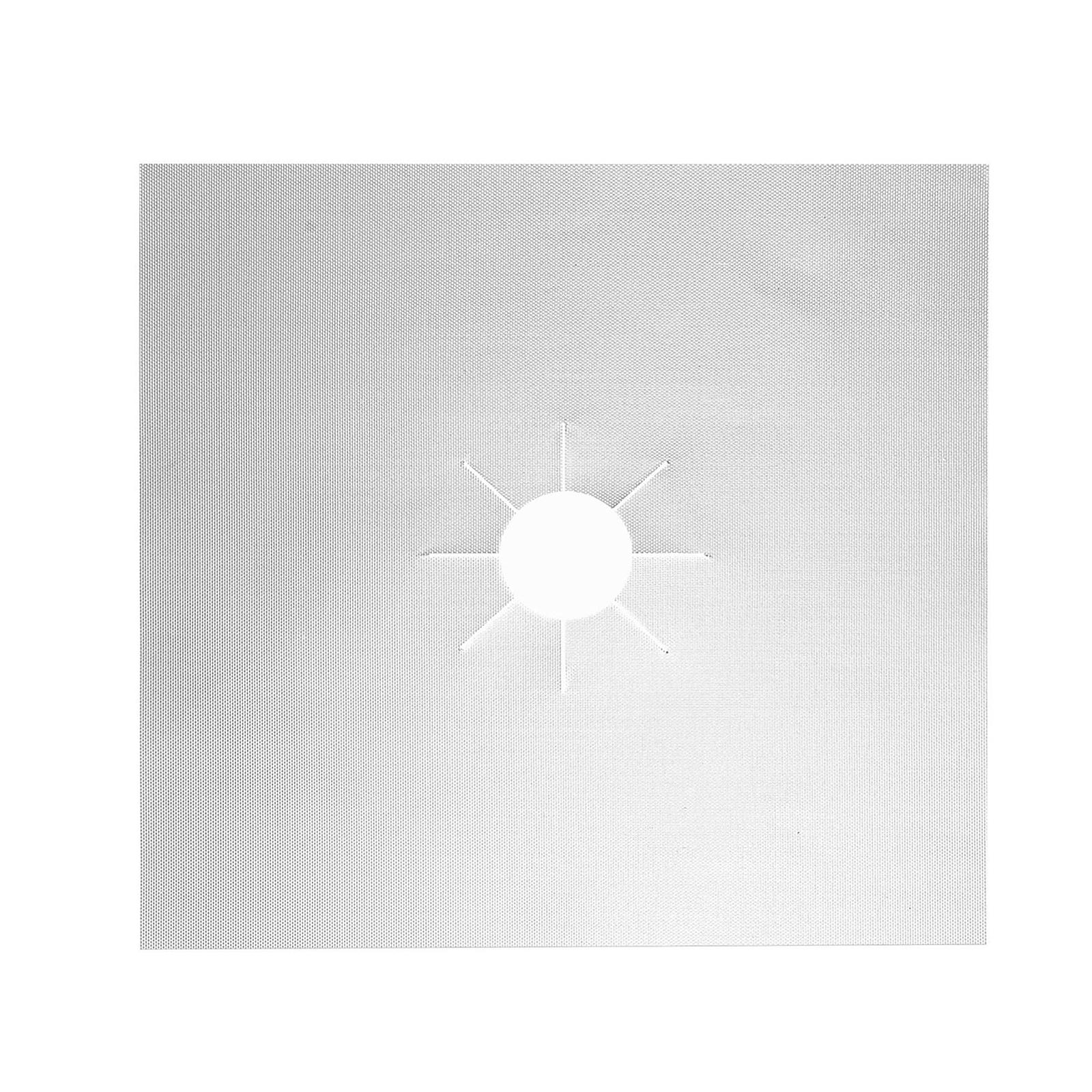 

1/2/4 шт. защитный чехол для плиты, антипригарный защитный коврик для кухни, моющийся, чистящий коврик для газовой плиты 10,6x10,6 дюймов 1 серебряный