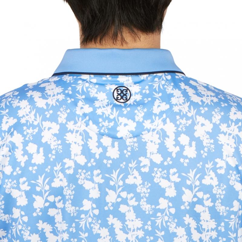 Zipore Golfwear Men S Collar ShorT Sleeve T ShirT g4mS23k061 Cielo