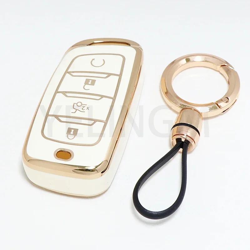 TPU Shell Car Key Case Key Fob Protecor Holder For Changan CS85 CS35 Plus CS25 CS95 CS85 Coupe Keychain Protection Cover