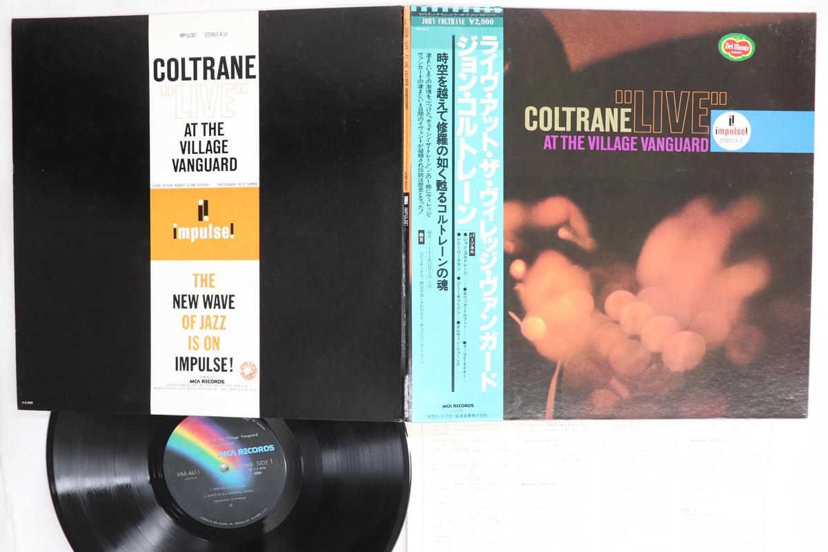 LP Record JOHN COLTRANE Live At The Village Vanguard VIM4611 MCA 1980 Japan Obi Jazz Used