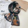 Silk Scarf for Women - Elegant Spring & Autumn Design, Lightweight & Fashionable