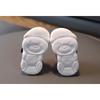 Small kids sandals solid color velcro Korean style children's beach shoes baby soft sole summer closed-toe non-slip