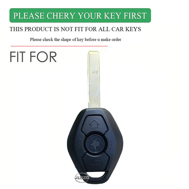 Silicone Car Key Case Cover Shell For BMW X3 X5 Z3 Z4 3 5 7 SERIES E38 E39 E46 E83 1998 - 2005 Keyless Protector Fob Accessories