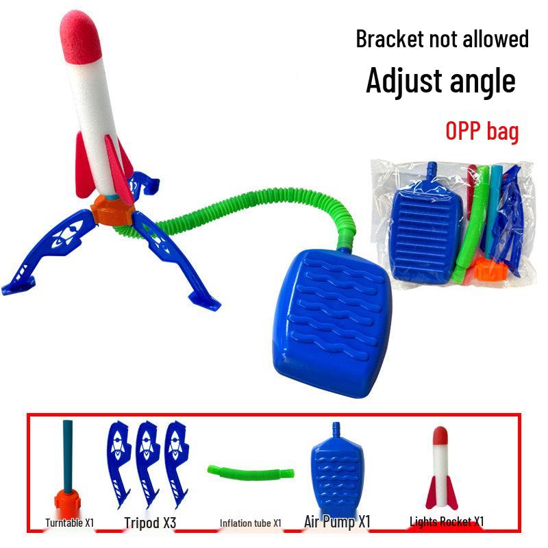 Luminous Step-on Rocket Launcher Toy for Kids - Outdoor Play