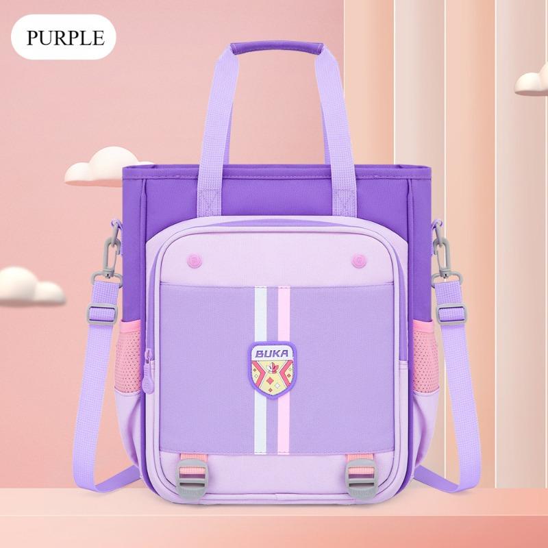 BUKA 2025 Summer New Pupil Portable Tutoring Bag Lightweight Multi-purpose Kid's Bags Wear-resistant Oxford Student Homework Storage Bag Art Package