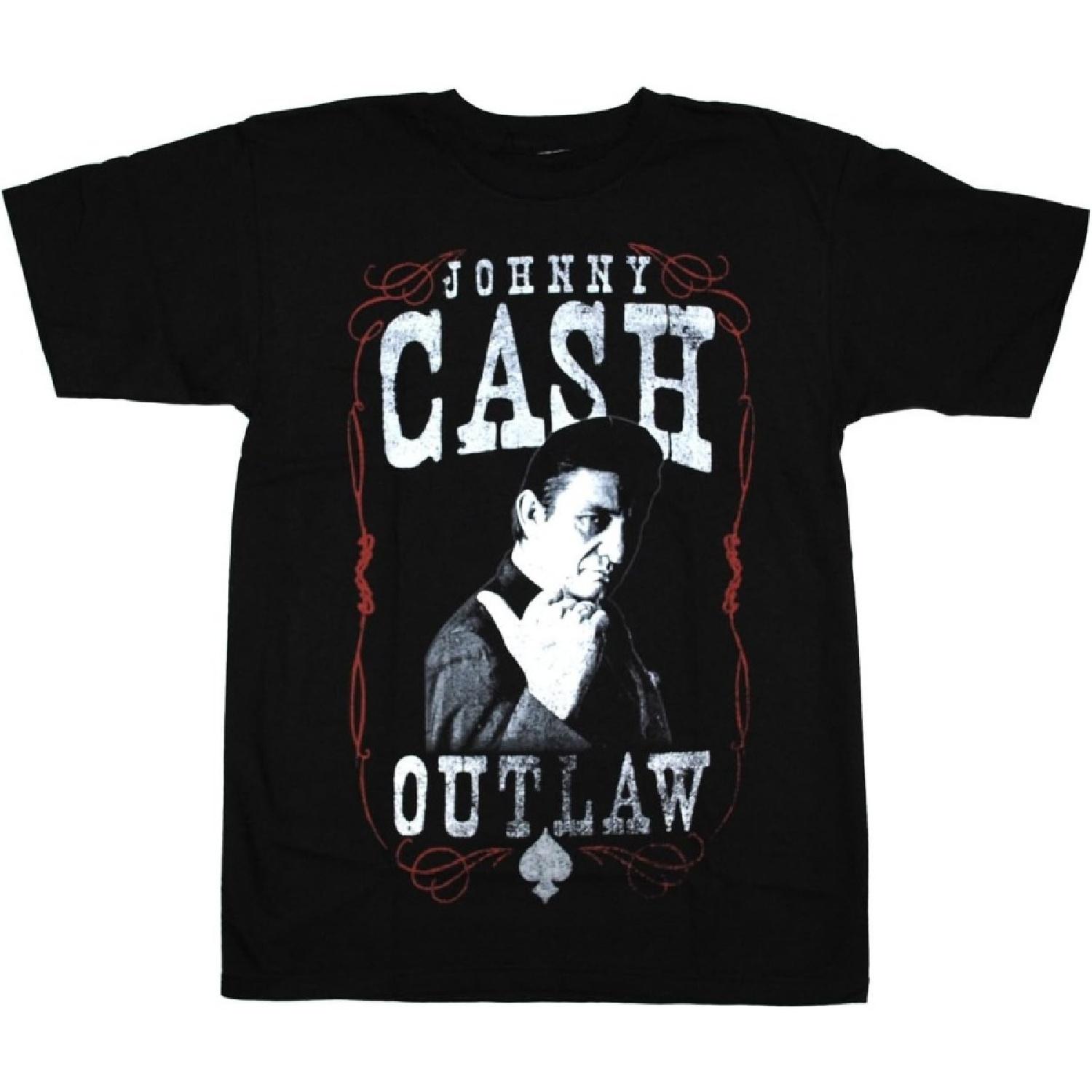 Футболка для взрослых Джонни Кэш Outlaw S