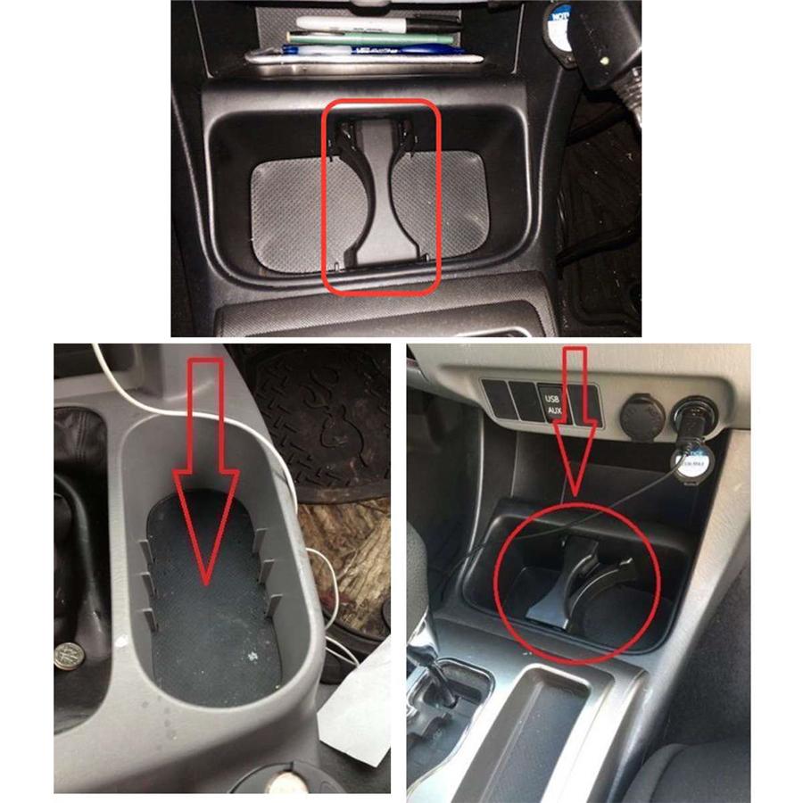 Center Console Cup Holder Insert Divider For Toyota Tacoma 2005-2015 Brand New