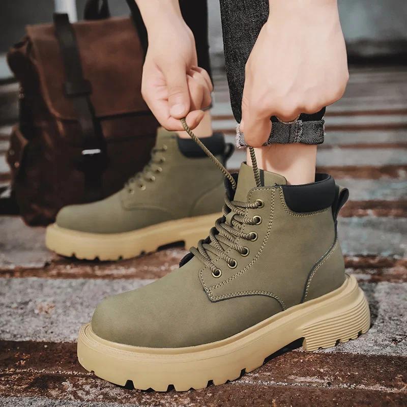 Kjøp Fashion Outdoor Basic Shoe Classic Handmade Motorcycle Boots