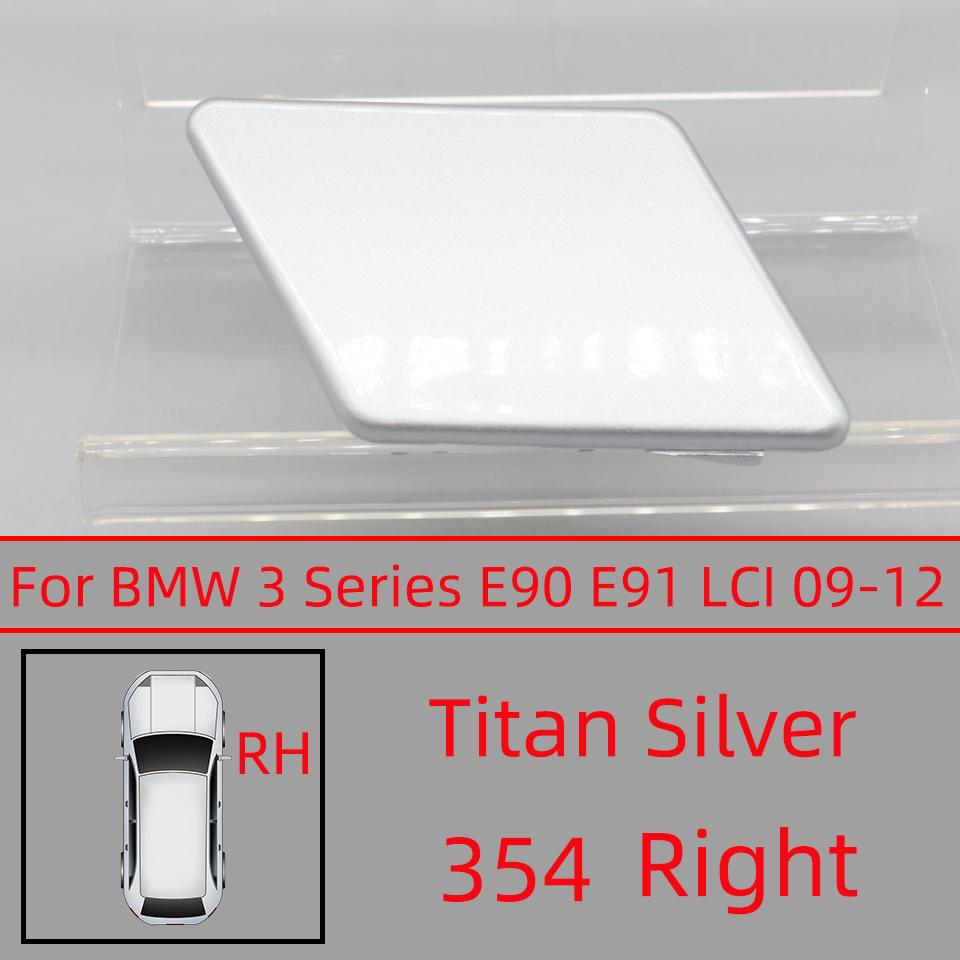 Headlight Washer Nozzle Cover For BMW 320 325 328 330 335 E90 E91 LCI 2009-2012 Sprayer Lid Cap Painted Washer Jet Cover Cap