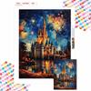 DIY Diamond Painting The Castle In A Fairy Tale Cross Stitch Kit Mosaic Art Diamond Painting Full Circle Diamond Home Decoration