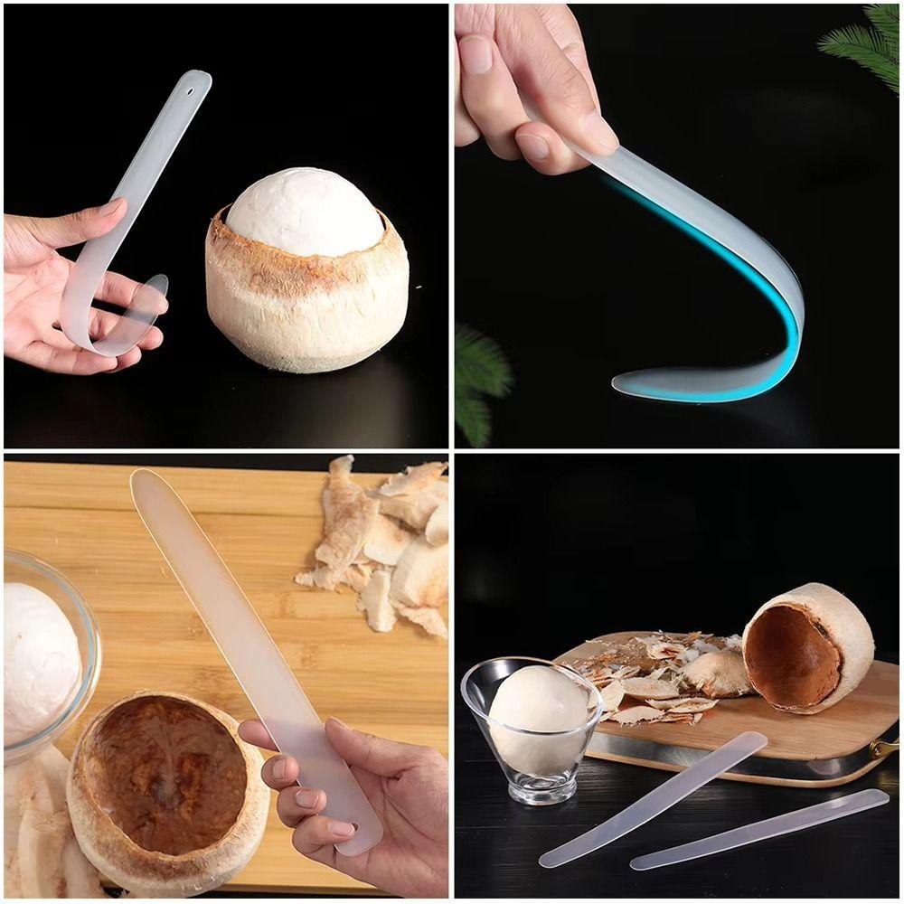 5Pcs Long Handle Digging Coconut Tool Plastic Kitchen Gadget New Coconut Opener  Extractor