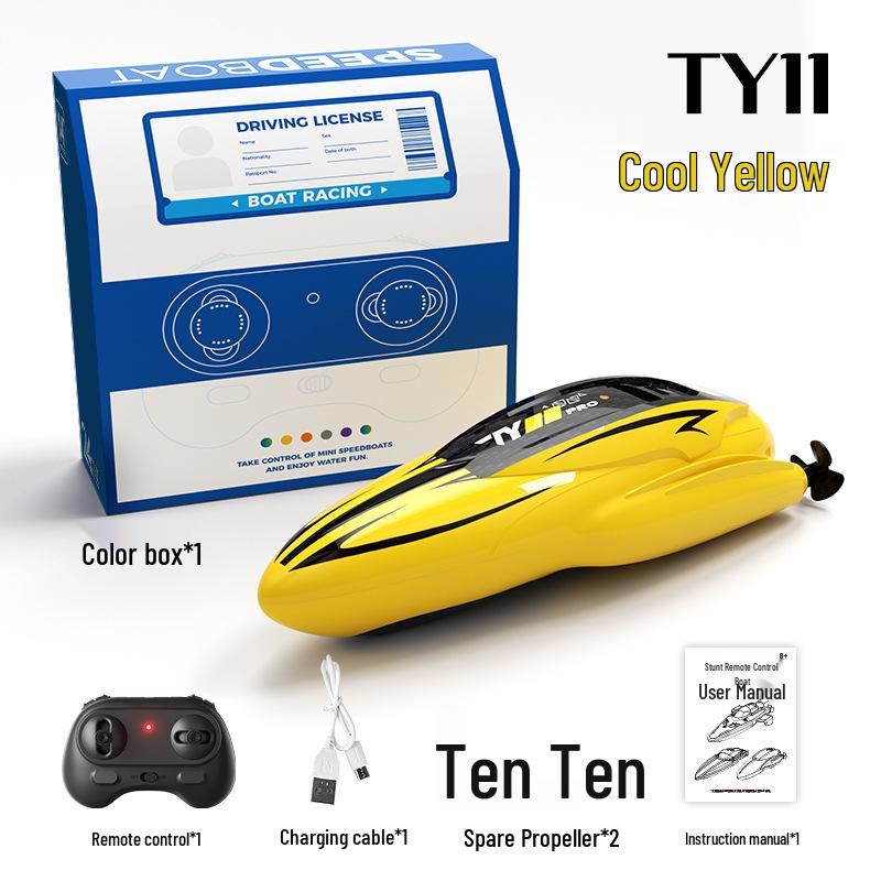 

RC Mini Tugboat: Remote Control Simulated Water Play Electric Speedboat Toy, Rechargeable Model Gift