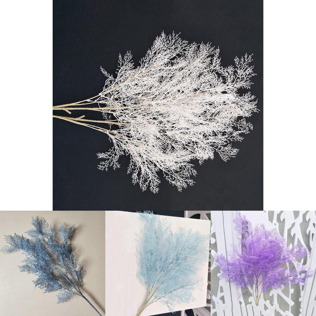 Mist Pine Plastic Floral Decor Faux Botanical Artificial Flowers For Wedding Home Centerpiece 80