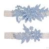 2 Sets Braut-Strumpfhalter im Married Lace Tanz-Set