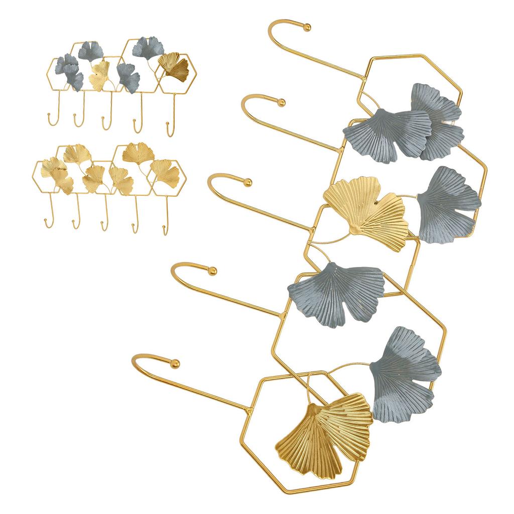 Multifunctional Clothes Hook Iron Space Saving Wall Mounted Clothes Hanger for Scarf Bag