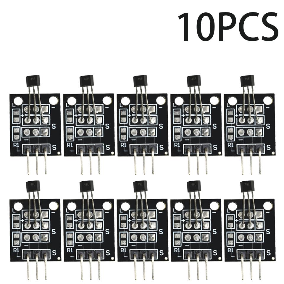 KY-035 Analog Hall Effect Magnetic Sensor Module – High Sensitivity 49E for Arduino, with LED Indicator 1-10PCS