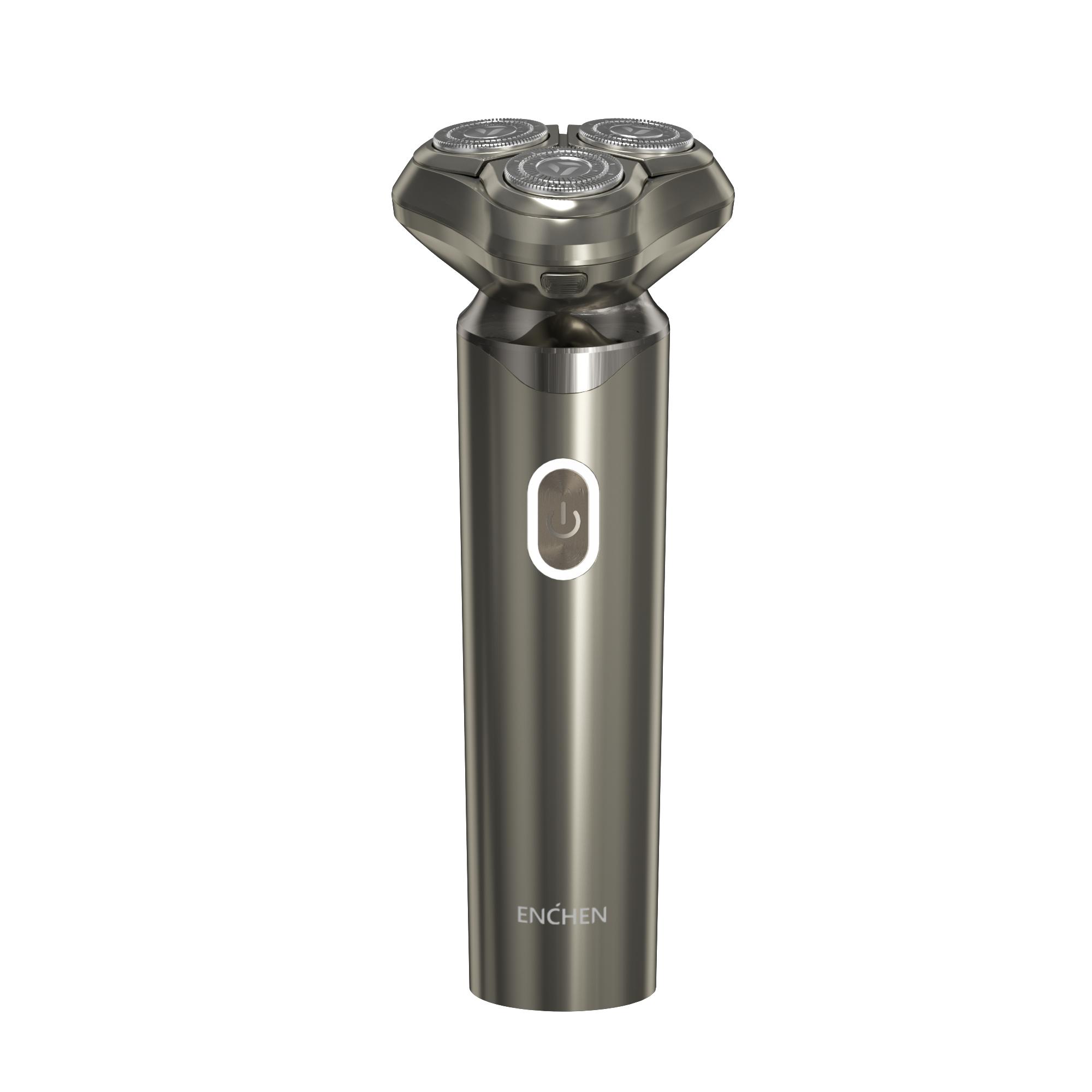 

Xiaomi ENCHEN Blackstone 6 электрическая роторная бритва магнитное лезвие режущий портативный триммер для бороды серый