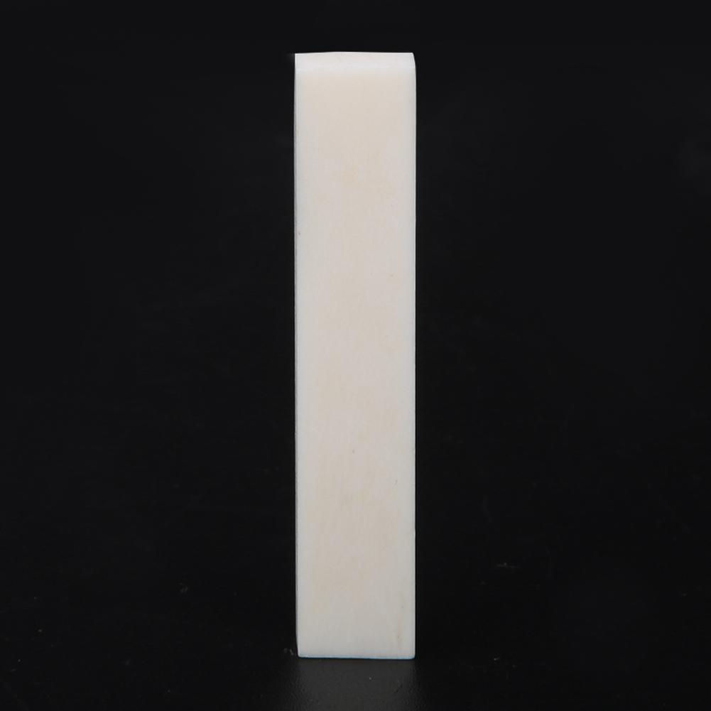 5Pcs DIY Blank Buffalo Bone Nut String Pillow for Classical Electric Acoustic Guitar 52x6x10mm
