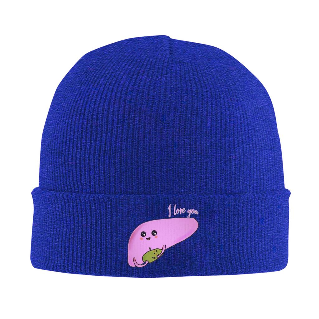 Cute liver and gallbladder Warm Knitted Cap Winter Knit Bonnet Hat Skullies Beanies Hip Hop Caps for Unisex