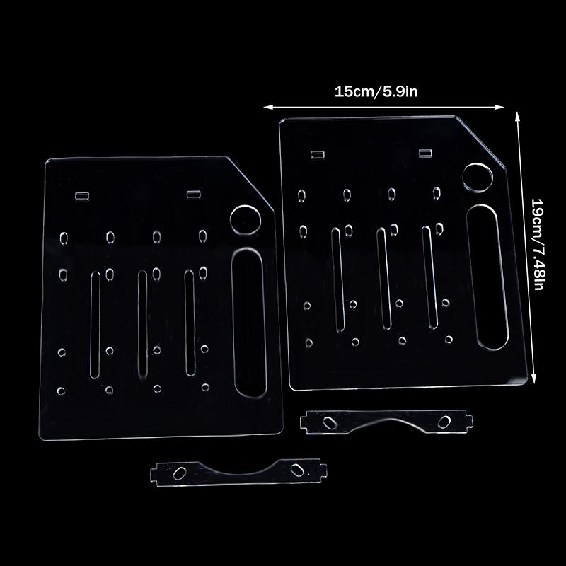 3/4/6/8Layer Hard Drive Cage Hard Drive Bracket For 3.5In Hdd Ssd Diy Storage Acrylic Rack Shelf With Cooling Fan Space
