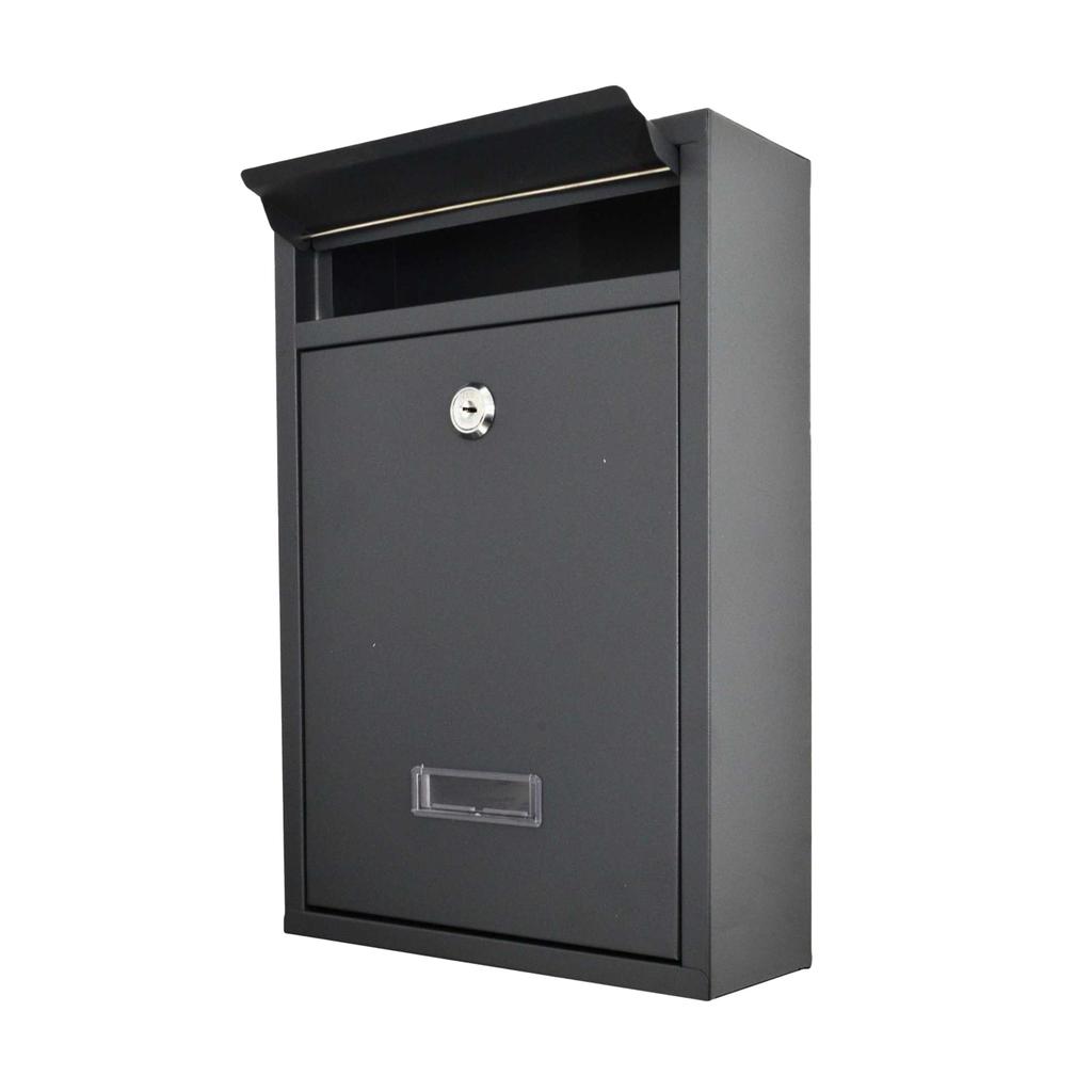 AW Tools Galvanised Steel Wall Mounted Letter Box