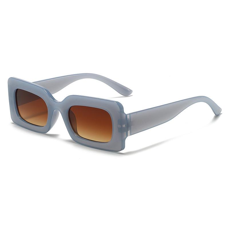 Retro Square Small Frame Sunglasses For Women Trendy Personality Colorful Fashionable Simple 2114