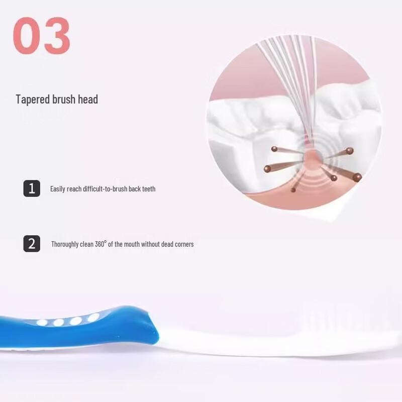 Shuke Elastic Gum Protection Toothbrush (3-Pack)