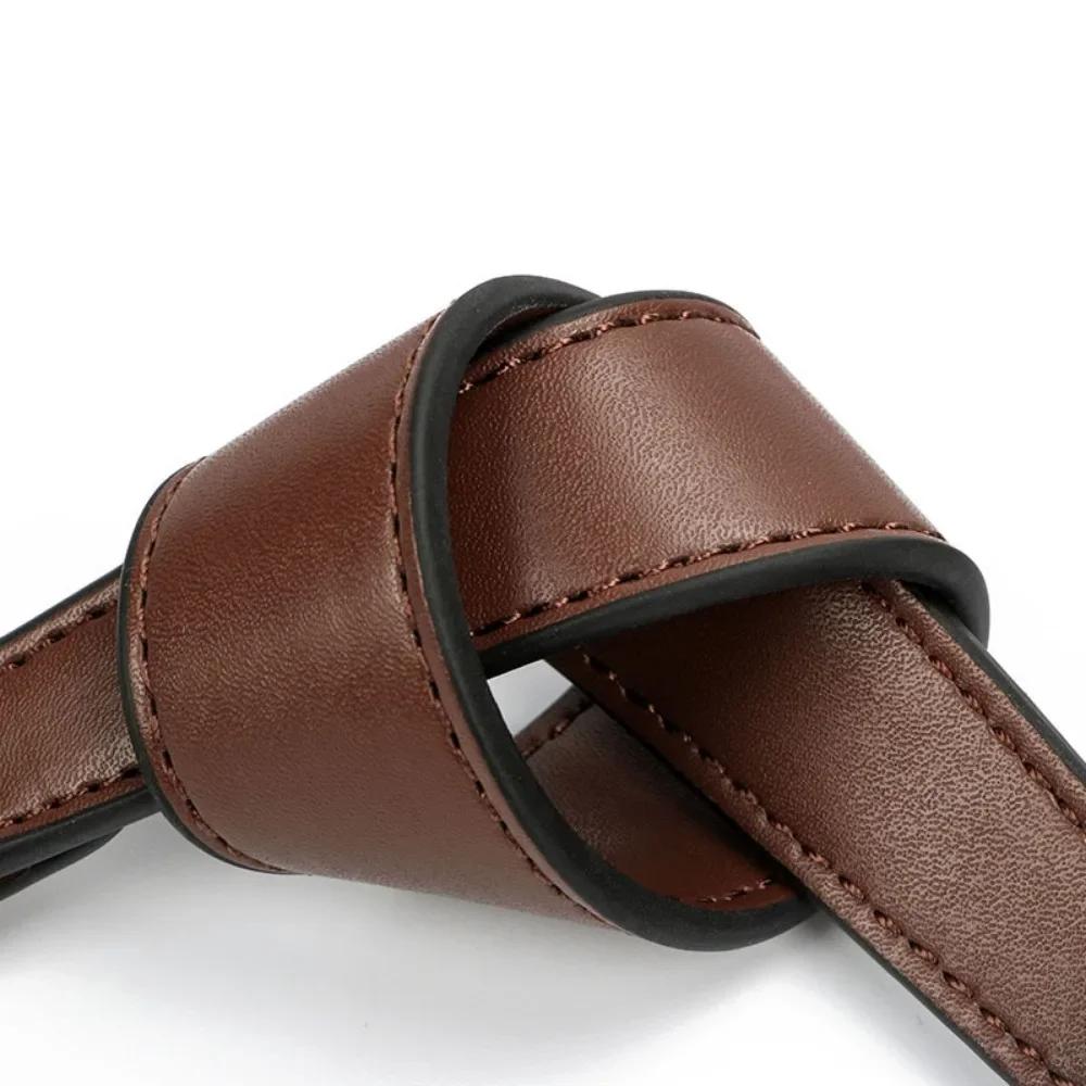 Tracolla in Vera Pelle al 100% Manici per Borse a Mano Cinturino Corto per Borsa Cinturino per Portamonete Fibbia Dorata Cintura di Ricambio per Borsa Fascia