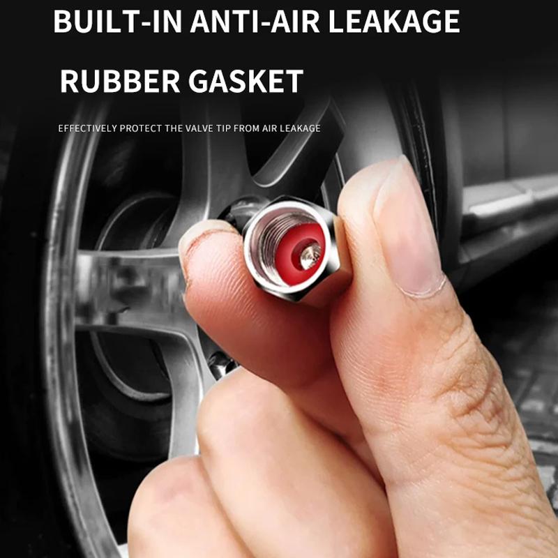 2026 New For VW VOLKSWAGEN 4Pcs Metal Badge Car Wheel Tire Valve Stem Caps For VW R Line Golf Tiguan Jetta Transporter Passat CC