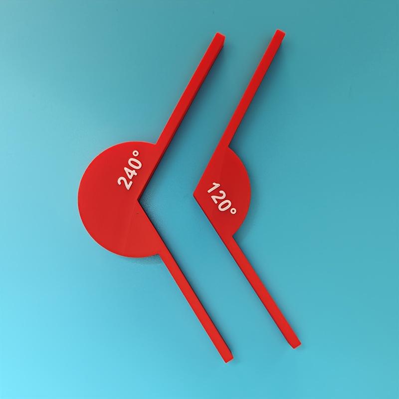 Math Teaching Aids, Angle Measurement Tools Geometric Angle Display Instruments Educational Learning Tools for Angle Recognition