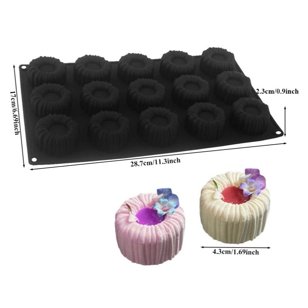 Silicone Mousse Cake Molds 6 or 15 Cells French Dessert Mold New Chocolate Mold Party Gadgets