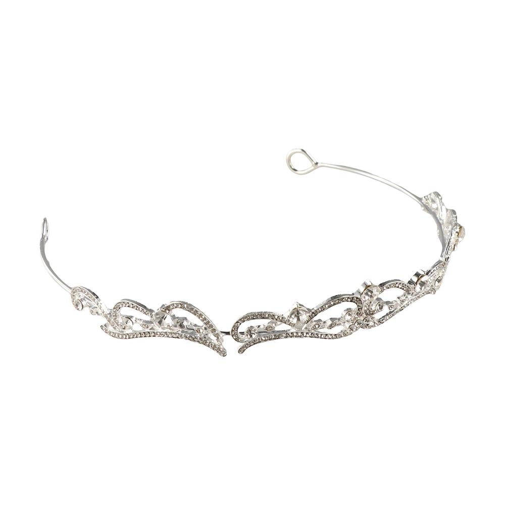 Stage Shiny Exquisite Women Luxury Tiara Rhinestone Diadem Princess Baroque Crown Bridal Jewelry