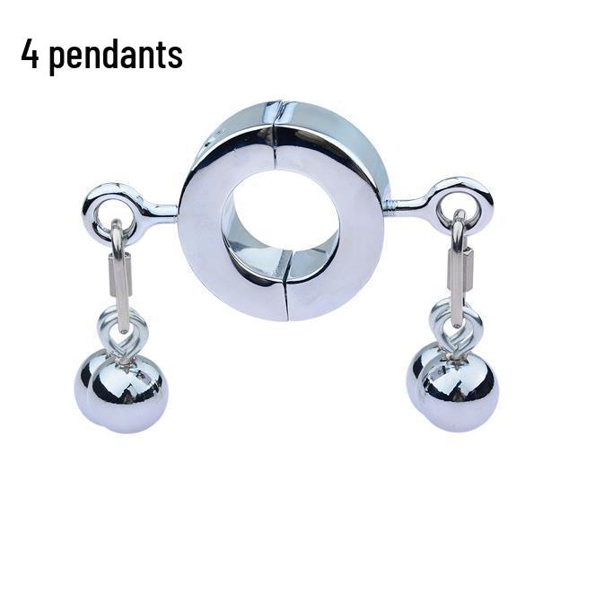 Metal Penis Weight & Scrotum Pendant for Men - Enhances Stamina & Firmness