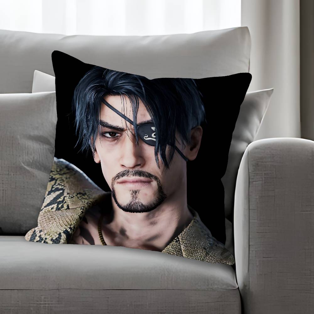 Game YYakuzas Goro Majima Various Sizes Square Pillow Case For Car Home Bedchamber Decor Custom Valentine gift