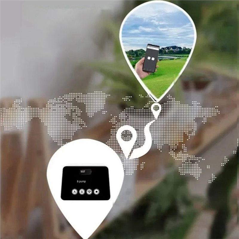 Smart WIFI Watering Device Automatic Adjustable Drip Irrigation Timer System Controller Double Pump Timed For Garden