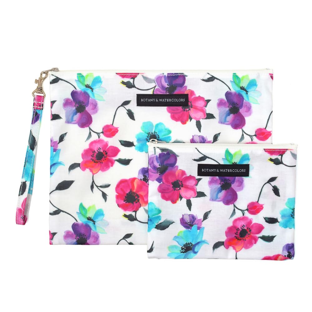

STYLE Decor Mesh Flat Pouch Set Anemone Noir Stylish Cute Set for Women pocket tissue pouch W1900100-NVL2602 Includes белый