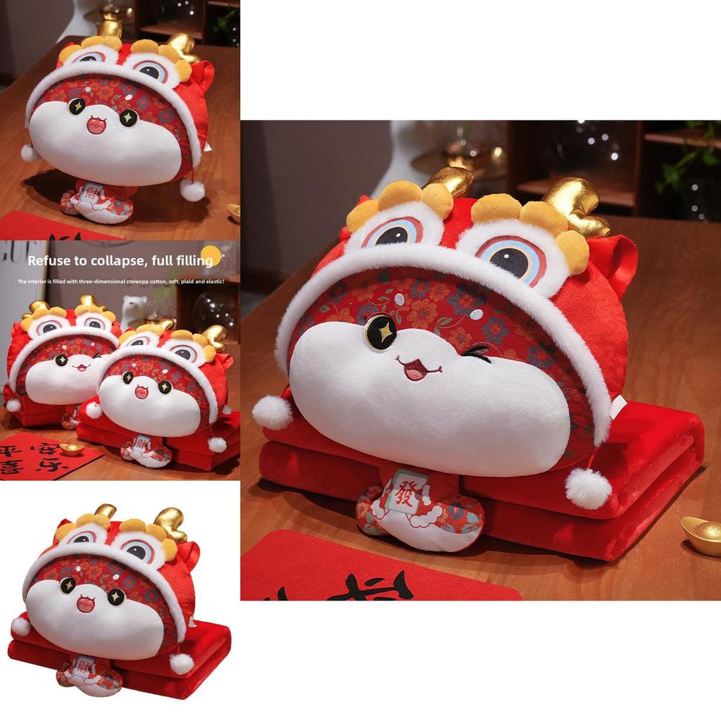 Schlangenplüschkissen mit gesticktem Cartoon-Design für Büronap und Autositzstütze