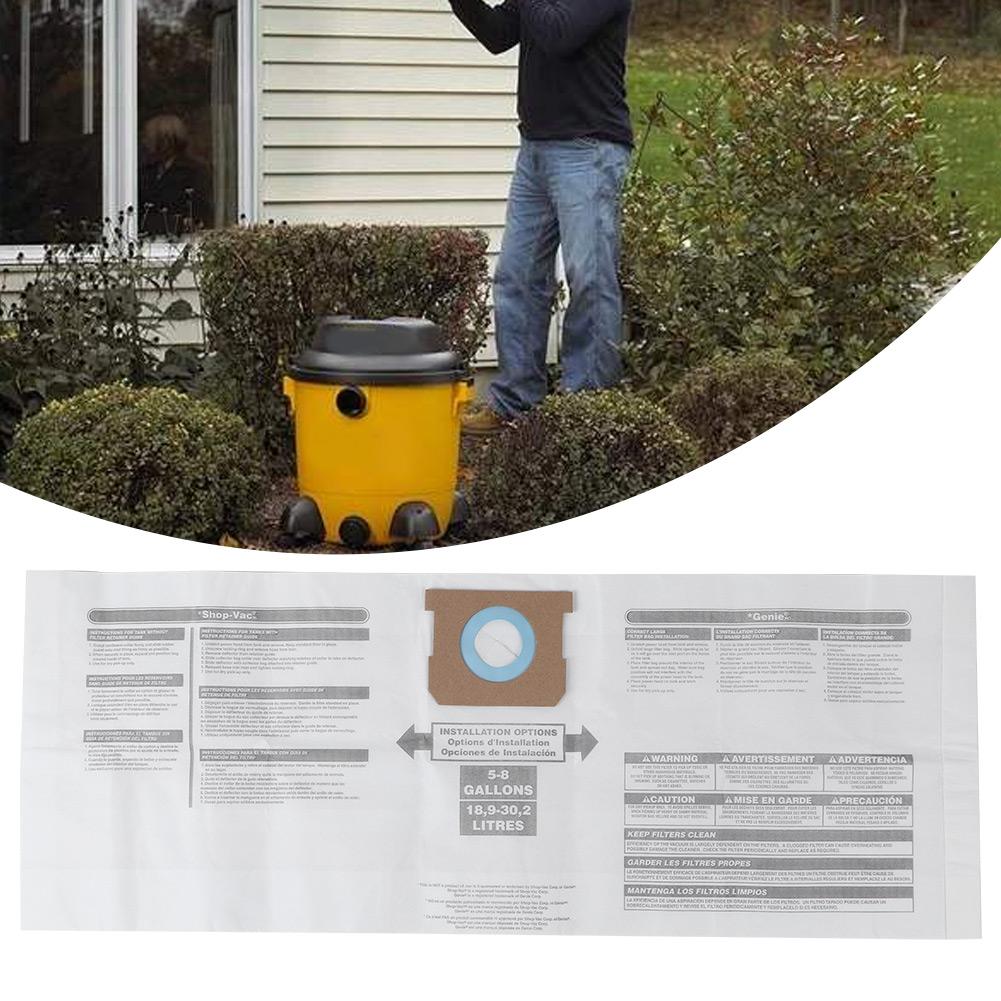 3pcs Vacuum Cleaner Dust Collector Bag Replacement Accessory Fit for Shop Vac 90661 906 61