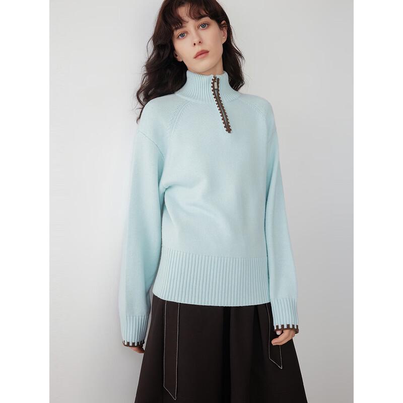 ELLE Women's Lamb Wool Pullover Sweater