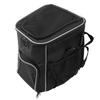 Dog Bike Basket Waterproof Breathable Removable Dog Carrier Backpack for Outdoor Travel Black