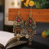 Ethnic Style Classical Mixed Batch Cheongsam Earrings Original Ethnic Earrings with Jewelry Earrings Retro Women's Long Exotic Style