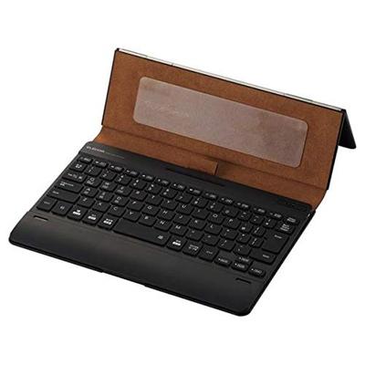 ELECOM Tastatur Bluetooth Tablet Universal Hülle Integriert 8,5-11,1 Zoll (Kompatibel mit iPad Pro 9.710.511) Leder Schwarz TK-CAP03BK
