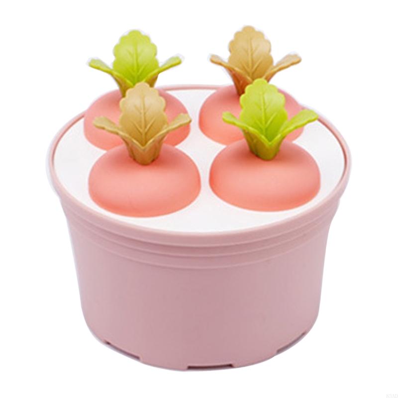 85AD Ice Cream Moulds Reusable DIY Ice Cream Makers Removable Lid Homemade Gadgets
