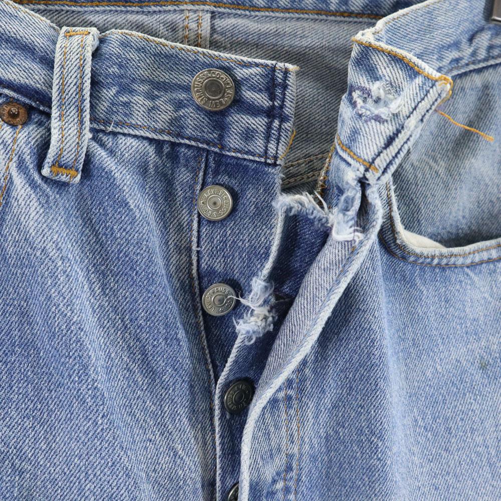 Levi's 80s 501 Made In USA Denim Pants W31 Blue Jeans Button Fly Men's Used