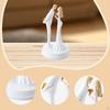 Figurine de mariés, statue de couple, artisanat romantique, décoration de table pour mariage