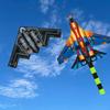 Neuer leicht zu fliegender Bomber-Flugzeug-Drachen für leichten Wind
