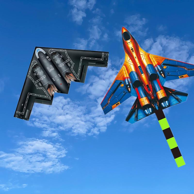 Neuer leicht zu fliegender Bomber-Flugzeug-Drachen für leichten Wind